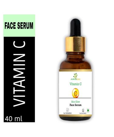 Vitamin C Face Serum | Anti-Aging & Brightening Serum with Hyaluronic Acid & Vitamin E | Dark Spot Remover for Even Skin Tone - Buy Online on GoSupps.com