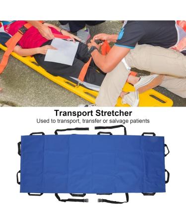 Transport Unit with 12 Handle Design Collapsible Soft Stretcher Transport Stretcher Patient Transport Rescue Stretcher Gurney First Aid Stretcher Mattress Suspenders Blue - Buy Online on GoSupps.com