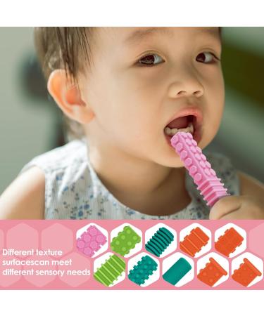 ERKOON Sensory Chew Toys for Autistic Children 4 Pack Silicone Chewy Tube Oral Motor Tools for Sensory Kids with Autism Biting ADHD SPD Chewies with Special Needs Teething Sticks Toys (4 PCS) - Buy Online on GoSupps.com