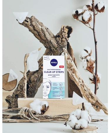 NIVEA Skin-Intolerant Clear-Up Strips - 6 Pieces | Blackhead & Impurity Removal with Fruit Acid | Face Cleaning Strips - Buy Online on GoSupps.com