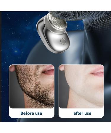Buy Pocket Size Portable Shaver - Lightweight Travel Electric Shaver for Men | Perfect Gift for Dad & Boyfriend (Silver - Buy Online on GoSupps.com