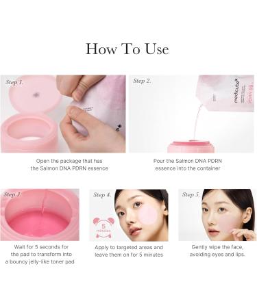 medicube Salmon DNA PDRN Pink Collagen Jelly Pad | Korean Gel Toner Pads with Niacinamide Madecassoside Retinol | Soothing Radiance & Uneven Skin Tone | Korean Skin Care | 70Pads Pdrn Jelly Gel Pads 70 Count (Pack of 1) - Buy Online on GoSupps.com
