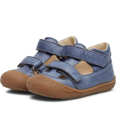 Naturino Puffy-Leather Shoes 4 UK Blue Celeste 0c08 - Stylish and Comfortable Kids Footwear - Buy Online on GoSupps.com