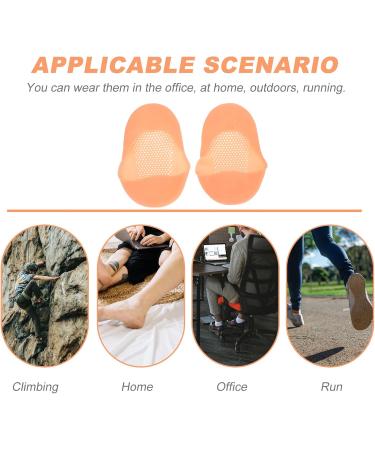 2pairs Socks Foot Protection Covers Men Sock Lotion for Men Foot Covers Men Loafers Shoes Foot Care Covers Invisible Boots Protective Cover Protector Men's Cover Spandex White complexion - Buy Online on GoSupps.com