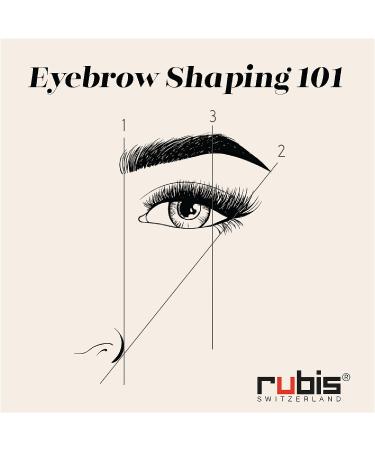 Rubis Classic Slanted Tweezers for Precision Eyebrow & Hair Removal | Emoji Collection 1K105E | Switzerland-Made, Stainless Steel, White - Buy Online on GoSupps.com
