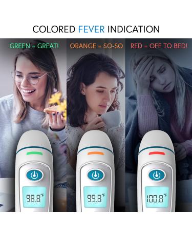 iProven DMT-511 Digital Ear Thermometer for Adults, Kids, and Babies - Fast, Accurate, Easy-to-Use - LED Display, Fever Alarm, 35 Memory Slots - Buy Online on GoSupps.com
