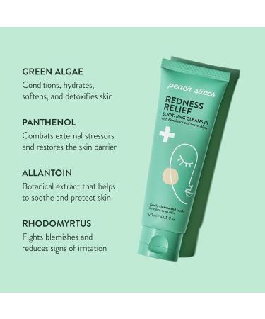 Peach Slices Redness Relief Soothing Cleanser - Gentle Facial Cleanser for Sensitive Skin | Fast International Shipping - Buy Online on GoSupps.com