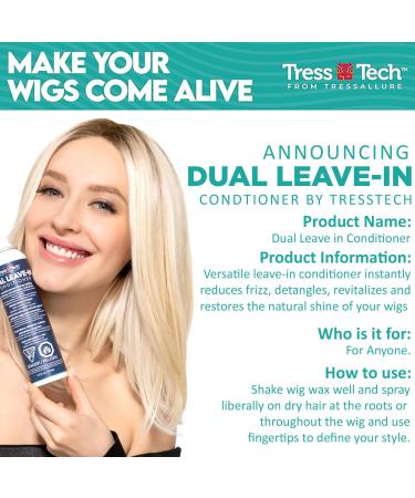 TressTech Dry Spray Wig Treatment System (3-Pack 4.3 Fl. Oz.): Wig Wax Dry Shampoo Dual Leave-In Conditioner (4.3 Ounce (Pack of 3) Wig Wax Dry Shampoo Dual Conditioner) - Buy Online on GoSupps.com