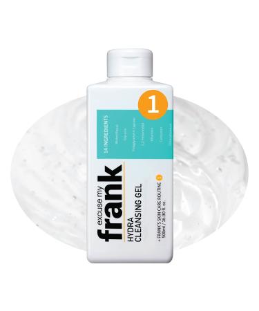 Excuse My Frank Hyaluronic Face Cleanser Cleansing Gel Moisturizing Face Wash 500ml/16.9 fl.oz. | Cleanser for All Skin Type I Korean Skin care