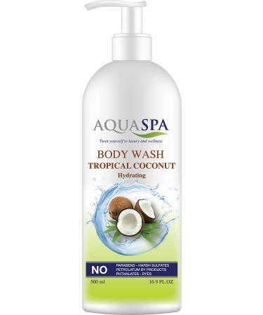 Body Wash Tropical Coconut(Hydrating) 16.9 OZ