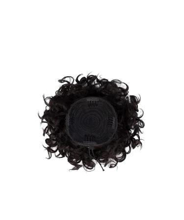 Rpeixya Hair Part Bun with Elastic Cord - Stylish Curly Ponytail Chignon for Women - Brownish Black Color - Buy Online on GoSupps.com