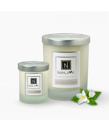 Jasmine & Honey - Soy-Based Candle - Jasmine Ylang-ylang Gardenia Tuberose and Honeysuckle Honey - Hand-Poured - Cotton Wick - Aromatherapy - Essential Oils - Made in USA - 3 oz Jasmine & Honey 3oz
