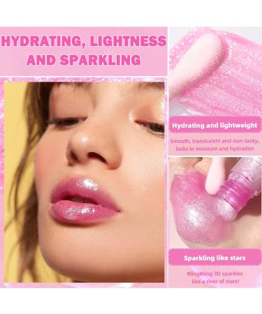 Color Changing Lip Oil - Moisturizing Lip Gloss Plumping Long-Lasting Non-Sticky Nourishing Lip Balm Glitter Finish - International Shipping Available - Buy Online on GoSupps.com