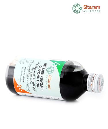 Sitaram Neelibringadi Coconut Ayurvedic Herbal Oil 200ml - Stops Hairfall, Promotes Hair Growth, Fights Dandruff - Buy Online on GoSupps.com