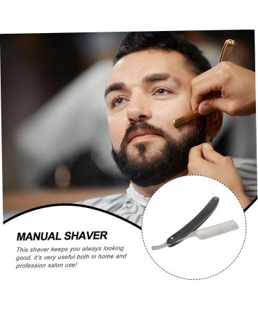 Angoily Hairdressing Razor for Men - Rustproof Steel & Wooden Handle | Premium Shaving Tool for International Shipping - Buy Online on GoSupps.com