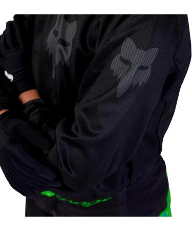 Fox Racing Unisex Kids Blackout Jersey Windbreaker | Youth Size L - Best for All Weather - Buy Online on GoSupps.com