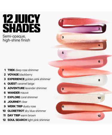 Milk Makeup Odyssey Lip Oil Gloss - Werk Trip (Dusty Rose) 0.2 oz | Fuller Lips Long-Lasting Moisture Vegan & Cruelty-Free - Buy Online on GoSupps.com
