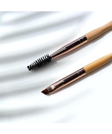 Buy Duo Brow Makeup Brush - Perfect for Flawless Brows | International Shipping Available - Buy Online on GoSupps.com