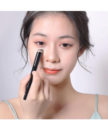 MSQ 2pcs Angled Top Concealer Brush Set - Soft Synthetic Fiber Face Brush for Precise Makeup Application - Buy Online on GoSupps.com
