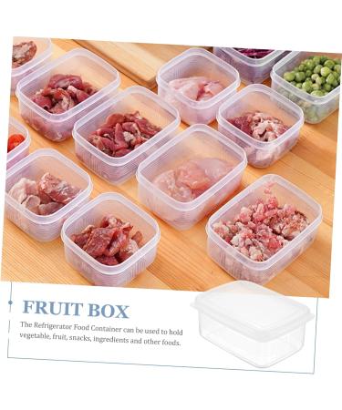 FUNOMOCYA 6pcs Crisper Containers for Food Refrigerator Organizer Keeper Kitchen Vegetable Boxes Dumpling - Buy Online on GoSupps.com