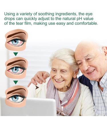 Optivipro Presbyopia Eye Drops Vision Recovery Eye Drops Presbyopia Eye Drops Brightening Eye Drops for Dry Eyes - Relieve Eye Fatigue for Eye Care (20Pcs) - Buy Online on GoSupps.com