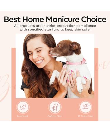 Modelones 8-in-1 Builder Gel for Gel Nails - Strengthener & Nail Extension UV Gel - Clear Nail Repair Base Coat - Nail Art Manicure Kit (2 pcs) - Buy Online on GoSupps.com