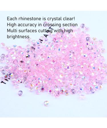 13 Colors Nail Rhinestone Set Color Plating Process Pointed Back Tiny Rhinestones for Professional Nail Art Wedding Tables and Banquet Decorations with High Brightness - Buy Online on GoSupps.com