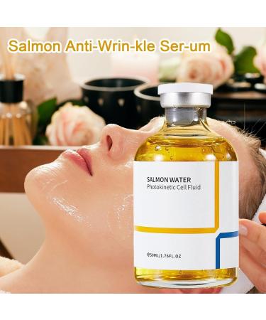 Antiwrinkle facial serum 50 ml salmon facial serum strengthens barrier function of face and body for facial care - Buy Online on GoSupps.com