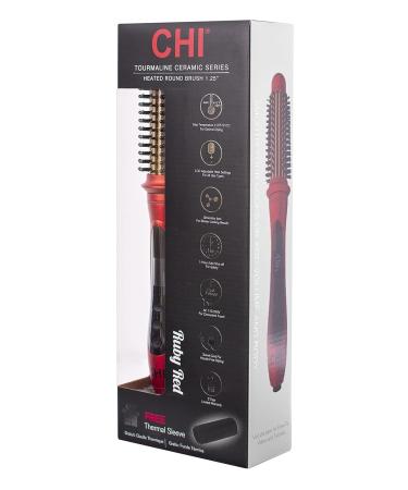 CHI Amplitude Ceramic Heated Round Brush - Ruby Red | Salon-Quality Styling Tool - Buy Online on GoSupps.com