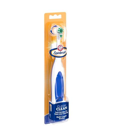 Arm & Hammer Spinbrush Classic Clean Powered Toothbrush - 1 Count - Buy Online on GoSupps.com