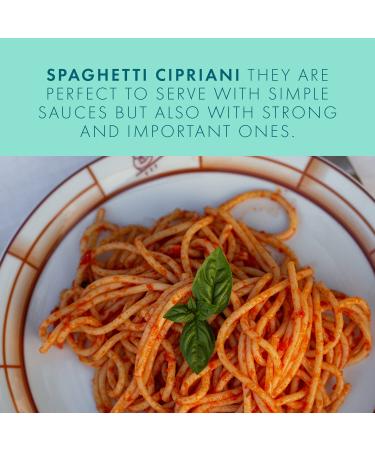 Cipriani Food Spaghetti Noodles - USDA Organic Whole Wheat Spaghetti Pasta Authentic Italian Pasta Non-GMO - 500 Grams (Pack of 2) - Buy Online on GoSupps.com