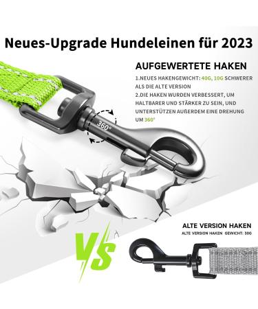 Demigreat Reflective Dog Leash - 3m 5m 10m 20m Durable Training Line with Padded Handle | Ideal for Small to Large Dogs - 20m Green - Buy Online on GoSupps.com