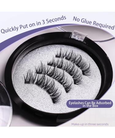 ZZCV Koleen Made Magnetic Eyelashes Koleen Magnetic Lashes Koleen Magnetic Eyelashes Pro Koleen Eyelashes Reusable & Waterproof Magnetic Eyelashes with Applicator False Lashes (Natural) - Buy Online on GoSupps.com