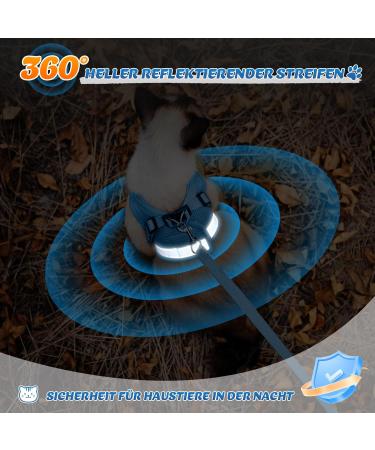 Supet Cat Dishes - Breaking-Safe Cat Linen & Soft Vest for Kittens & Chihuahua (L Light Blue) - Perfect for International Shipping - Buy Online on GoSupps.com