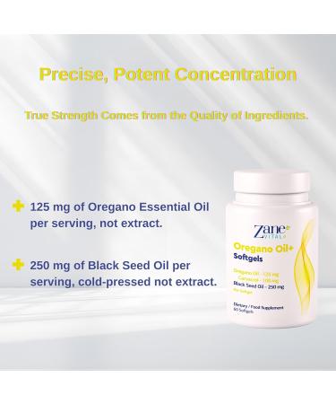  Zane VITALe Zane Oregano Oil+ Capsules of oregano and black seed oil with carvacrol and thymoquinone Food supplement. S - Buy Online on GoSupps.com