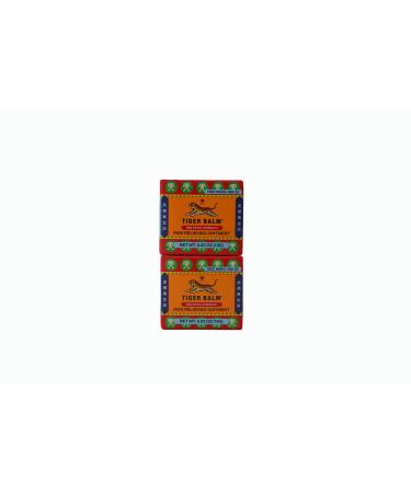 Tiger Balm Red Extra Strength Pain Relieving Ointment 18g (Pack of 2)
