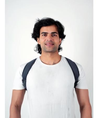 Clavicle Back Support Shoulder Brace Belt - Adjustable Spine Straightener for Men & Women (Large - Buy Online on GoSupps.com