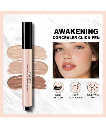  SONGVISON Awakening Concealer Click-Covering Pen Matte Brighten Long Lasting Correcting Cream for Dark Circles and Spots Body Foundation to Evenen Pea Complexion - Buy Online on GoSupps.com