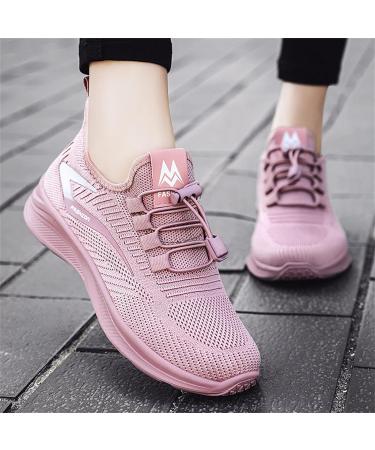 Buy Rytejfes Women s Sneakers - Stylish Slip-On Fabric Shoes in White Black and Pink | Barefoot Handball Shoes on Sale - EU Size 37 - Buy Online on GoSupps.com