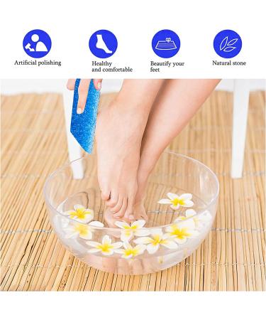 40 Pcs Blue Pumice Stone Foot Scrubber for Callus Removal and Skin Care - Buy Online on GoSupps.com