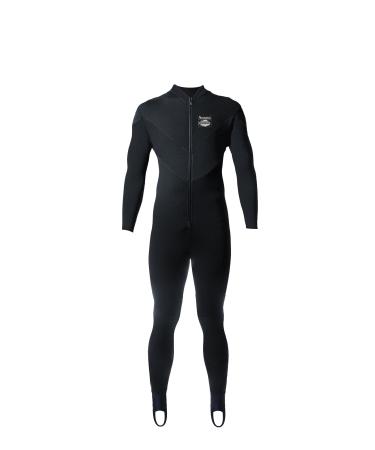 Full Body Suit Spine/Kidney with Kevlar Knee Pads (Black X-Large)