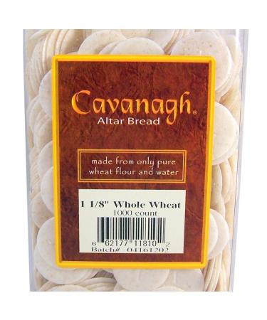 Cavanagh Altar Bread 1 1/8 Whole Wheat - 1000 Count - Pack of 1 - Buy Online on GoSupps.com