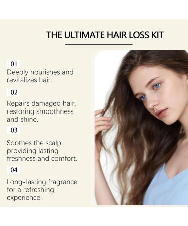 Hair Growth Thickening Shampoo and ConditionerShampoo for Frizzy Hair Control with Brush For Frizz Control Strengthening Women Men Home and Travel - Buy Online on GoSupps.com