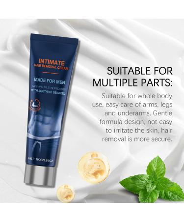  G n rique Body Hair Removal Cream 100g - Gentle and Moisturizing Hair Removal for Legs and Arms | Long-Lasting Care for Smooth Skin Hair Removal Cream for Women and Men | Quick Solution for Holidays Beach and Dates - Buy Online on GoSupps.com