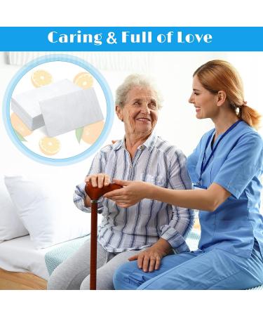 400 Pcs Orange Scented Absorbent Commode Liners - Disposable Toilet Liners for Adults, Elderly, Disabled - Reduces Odor in Bedpans & Toilet Chair Buckets - Buy Online on GoSupps.com