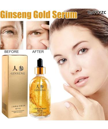  CaYYYZC Anti-Wrinkle Powerful Immediate 100ml Ginseng Face Serum Facial Oil Moisturizing Serums Anti-Wrinkle Serums Ginsengs Polypeptide Antis-ageing Essence Serums (Chinese Version) - Buy Online on GoSupps.com