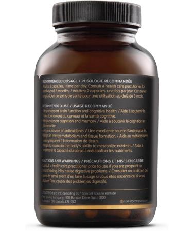 The Sporing Company Mycoveda Cognition Lions Mane Mushroom Bacopa Monnieri | Natural Supplement for Better Cognition and Focus - Buy Online on GoSupps.com