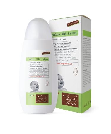 Fiocchi di Riso - Talcum NOT ORIGINAL Talc - 120 ml - SWEATING AND MOSQUITOES - Regulates sweating creating an aroma-barrier. 120 ml (Confezione da 1)