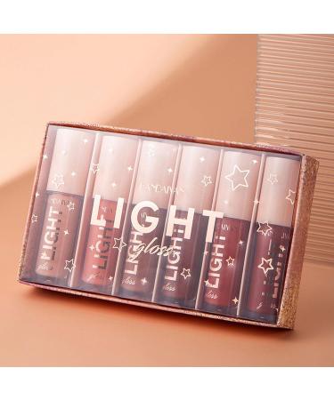 YAJIMSA 12-Color Waterproof Lip Gloss Set for Women - Long-Lasting Moisturizing Lipstick Gift - 6-Piece Makeup Set - Buy Online on GoSupps.com