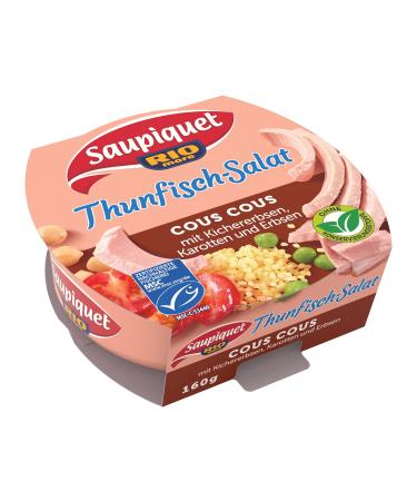 Saupiquet Rio Mare Tuna Salad Cous Cous MSC certified Ready to eat Ideal for on the go 160g